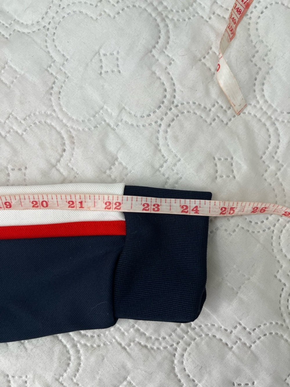 Tory Sport Navy Track Suit Set Jacket & Cropped Wide Leg Pants M - Picture 7 of 17